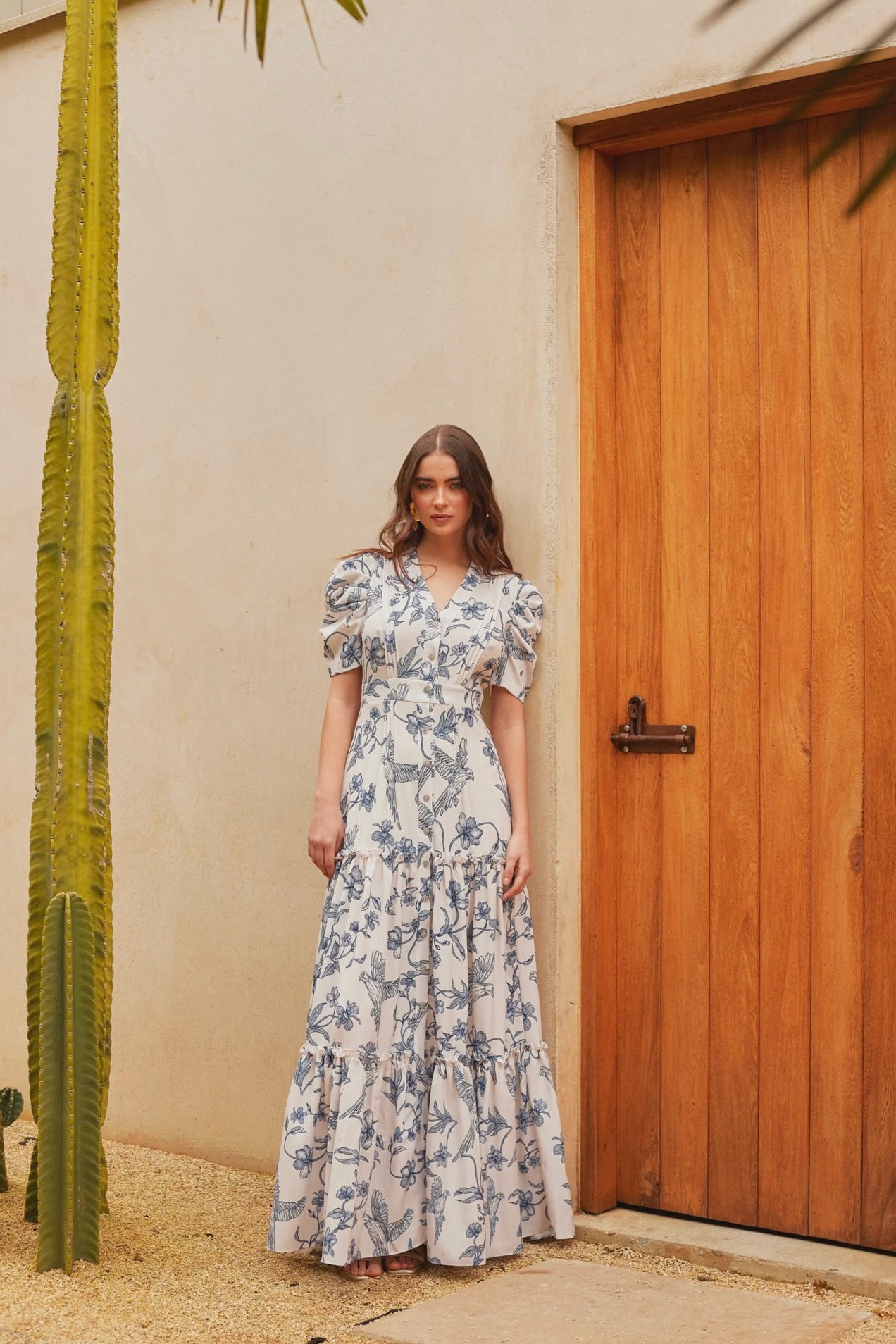 knee length dresses for ladies Give Me Romance Maxi Dress, Multi main image 0
