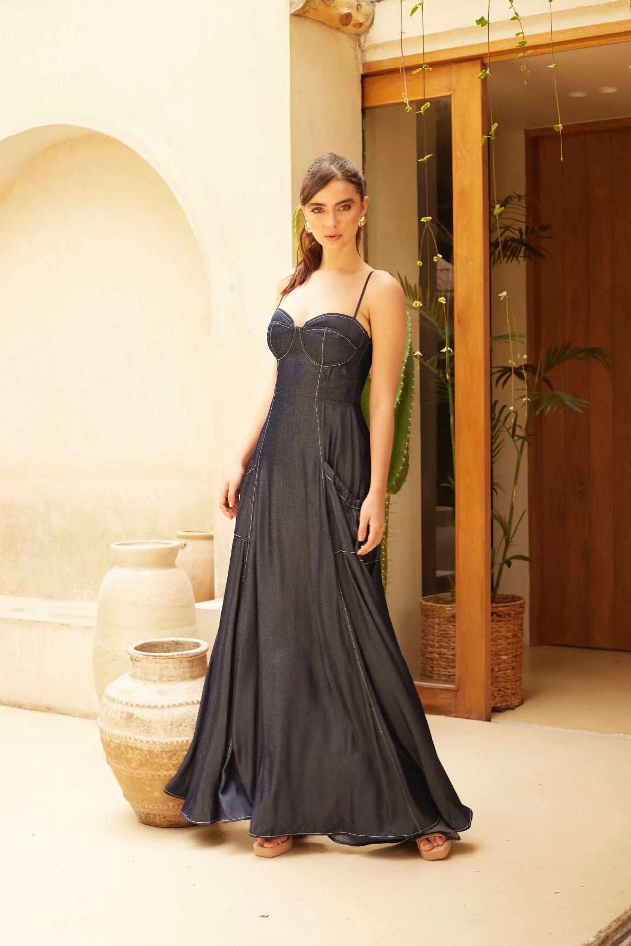 Fiore di Sale Maxi Dress