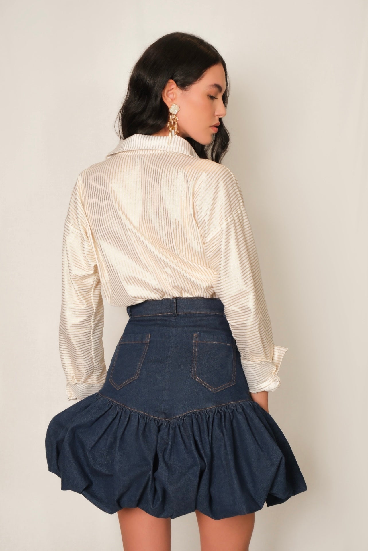 Prada Denim Mini Skirt