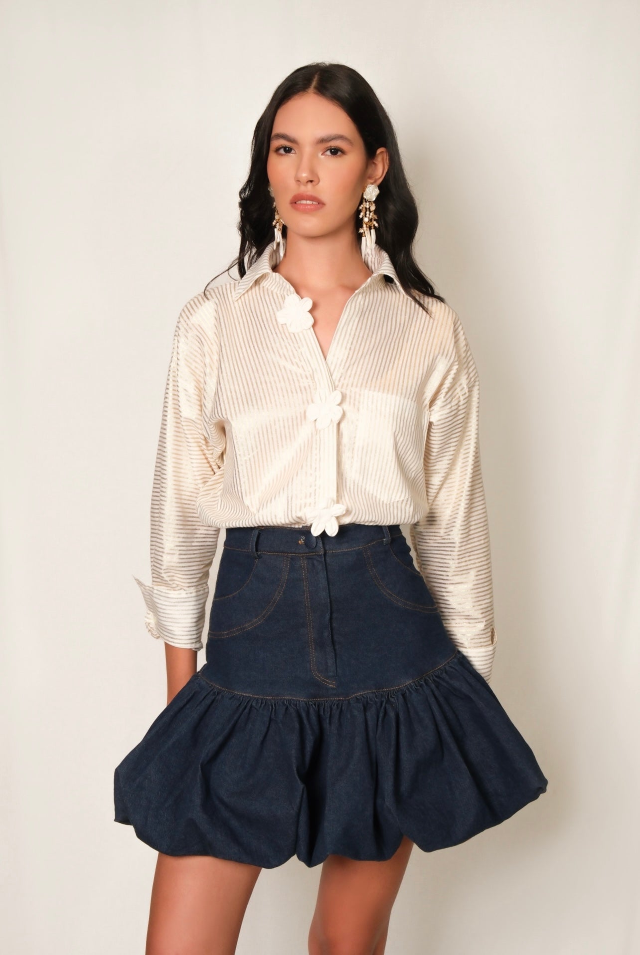 Prada Denim Mini Skirt