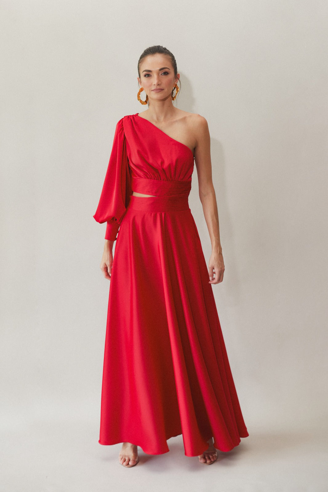 Maya Red Maxi Dress Large