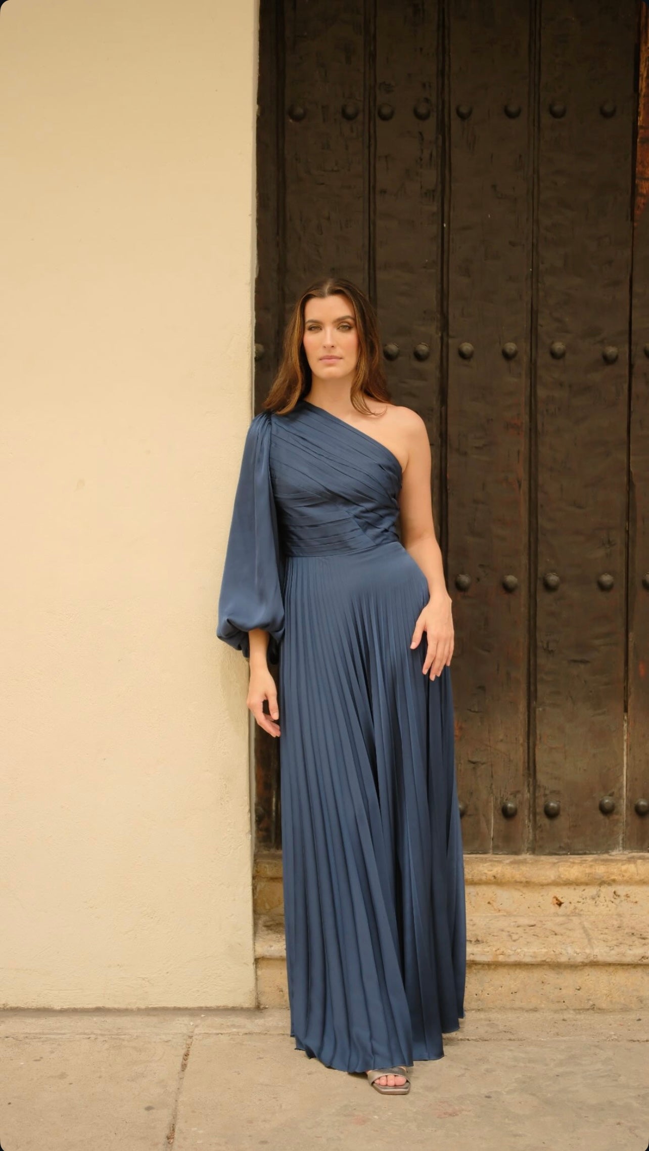 esther maxi dress Esther Dark Blue Maxi Dress Small
