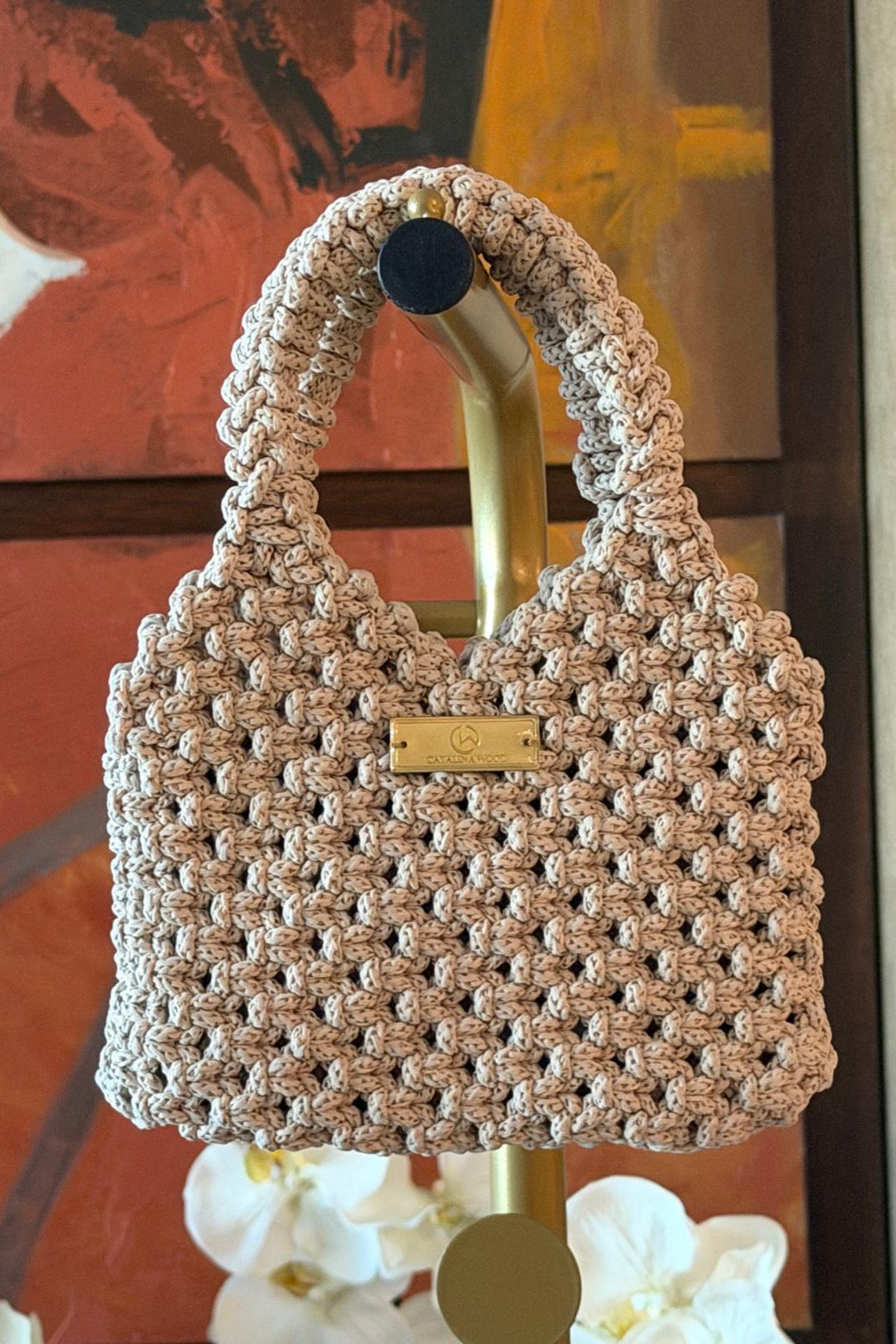 Sand Knit Bag
