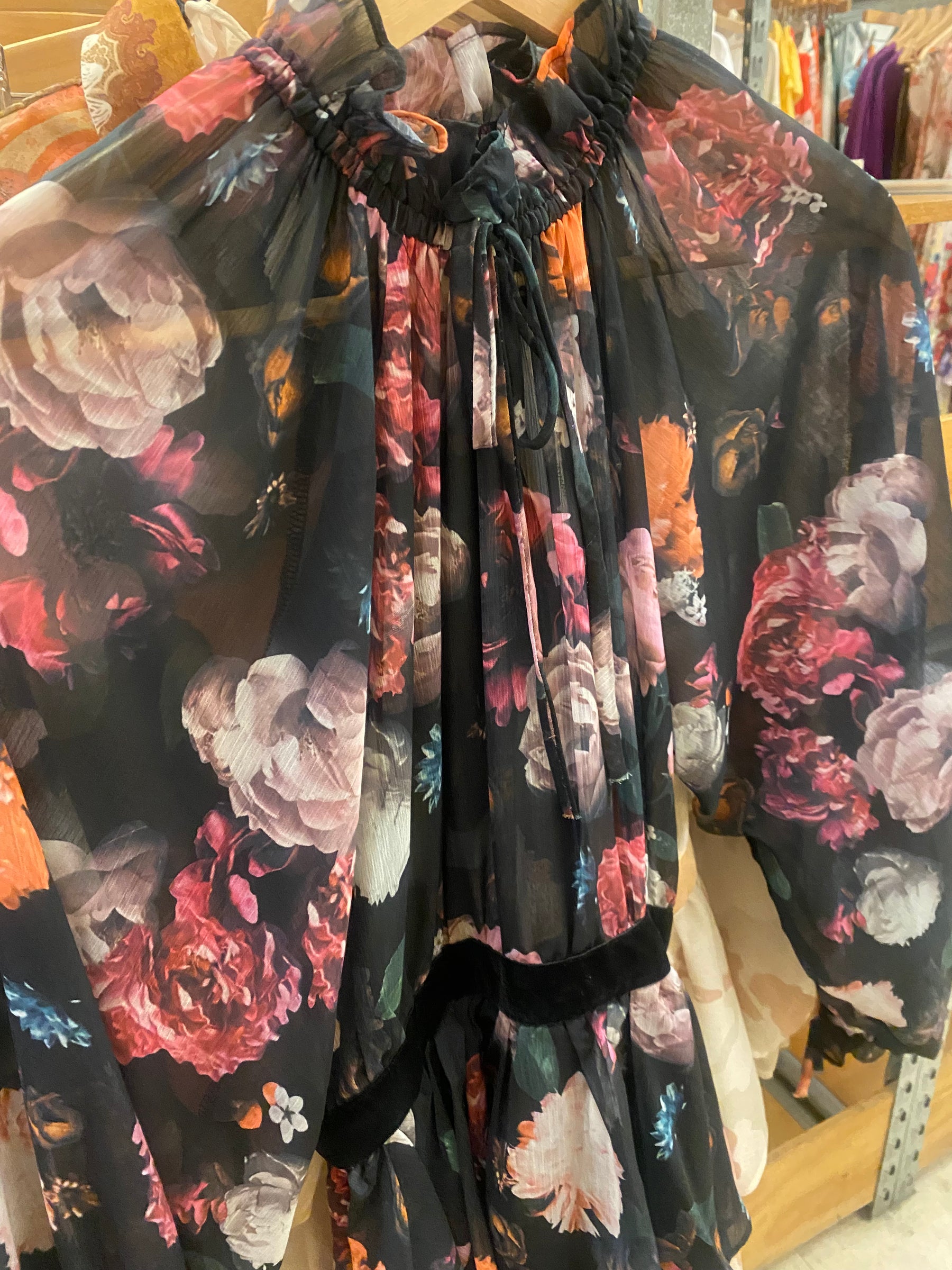 Anabella Flower Mini Dress