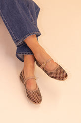 Mesh Mary Jane Flat