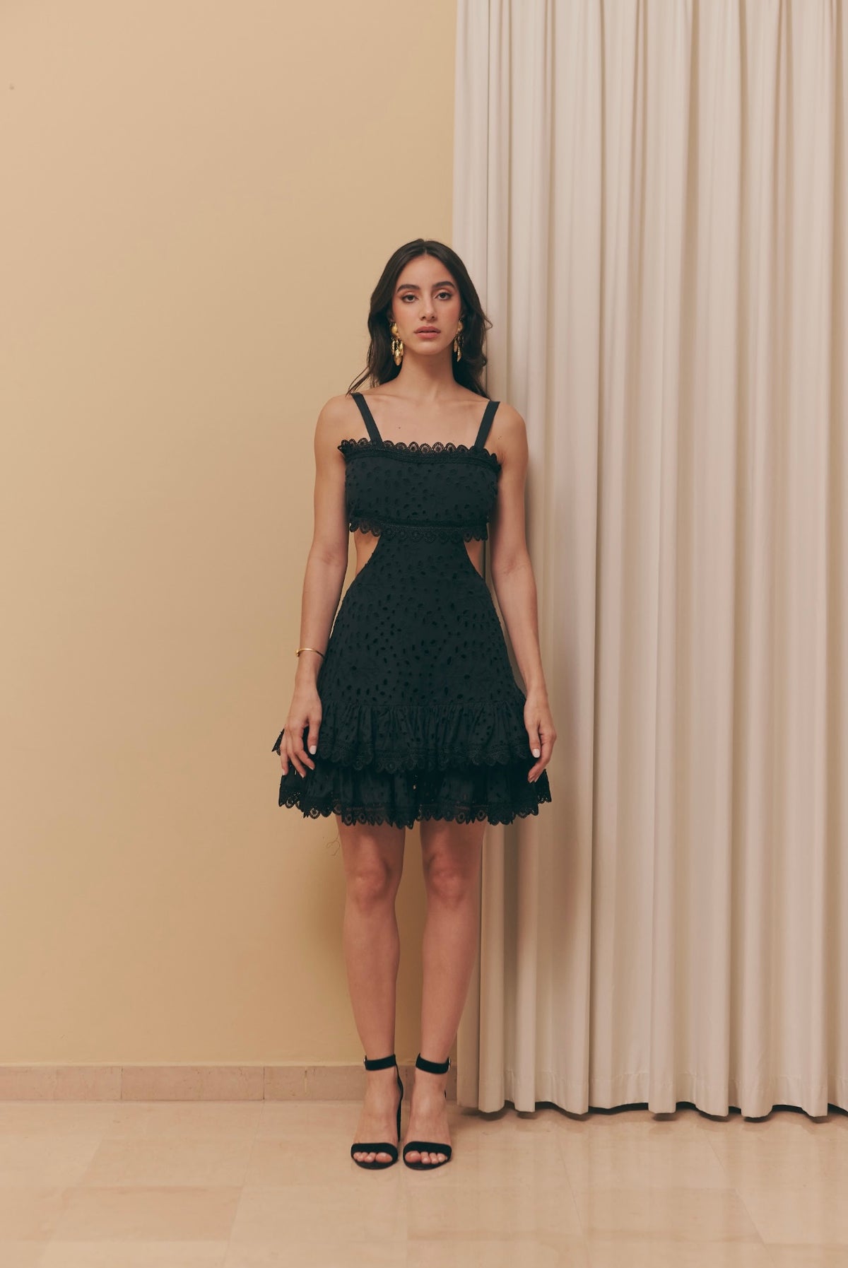 Curranbera Black Mini Dress