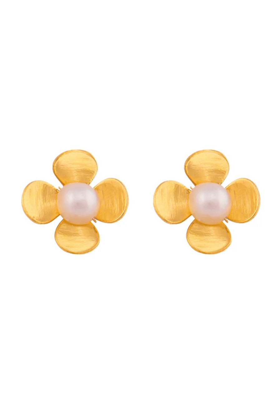 Flor pearl earrings