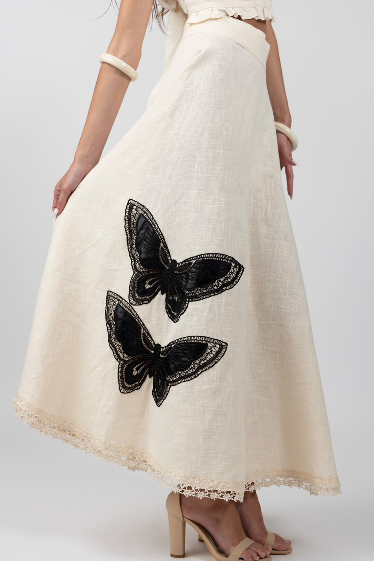 Mariposa Linen Skirt