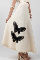 Mariposa Linen Skirt