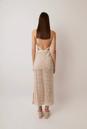 Tuscany Crochet Maxi Dress