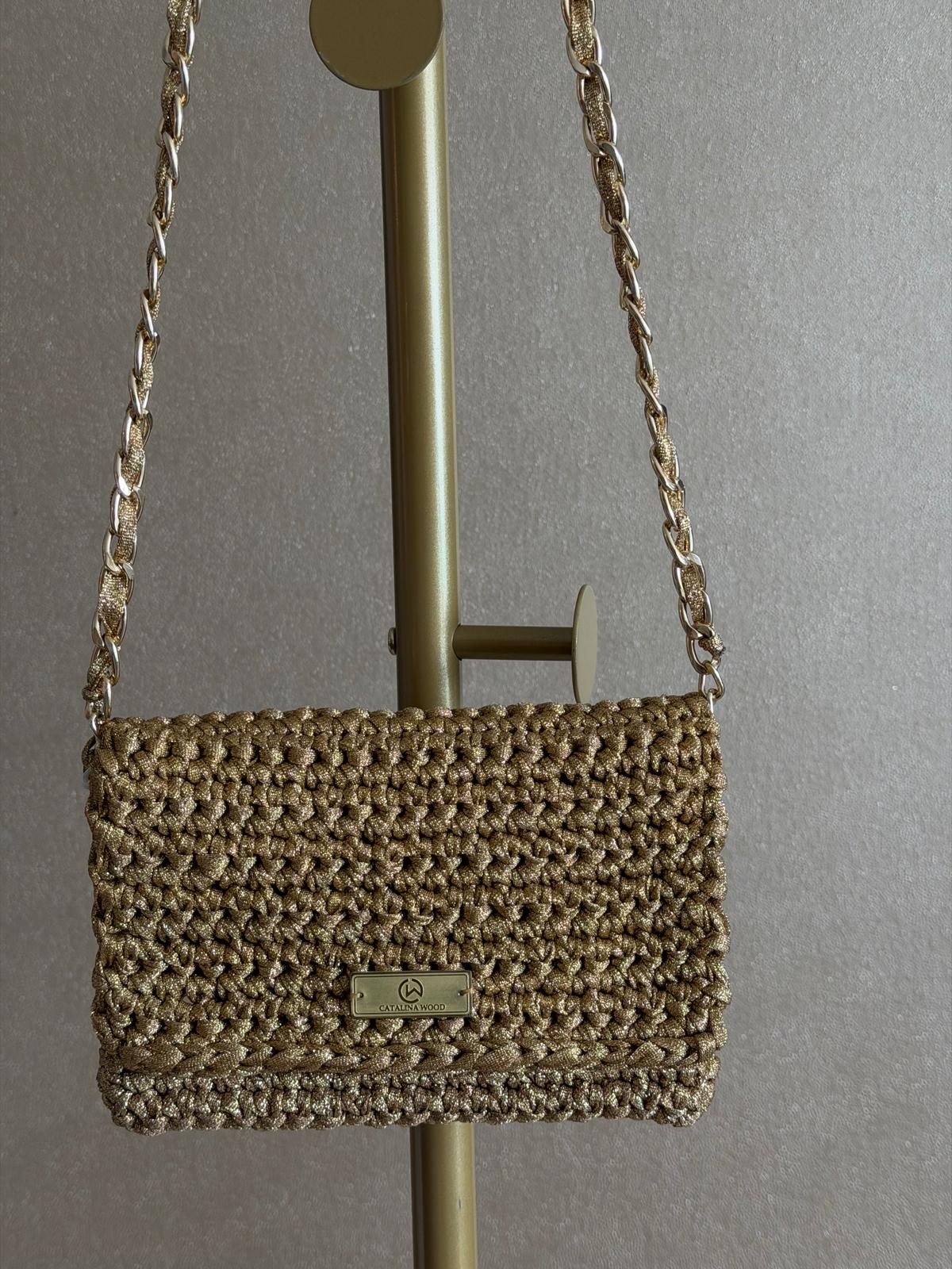 Golden Lace Bag