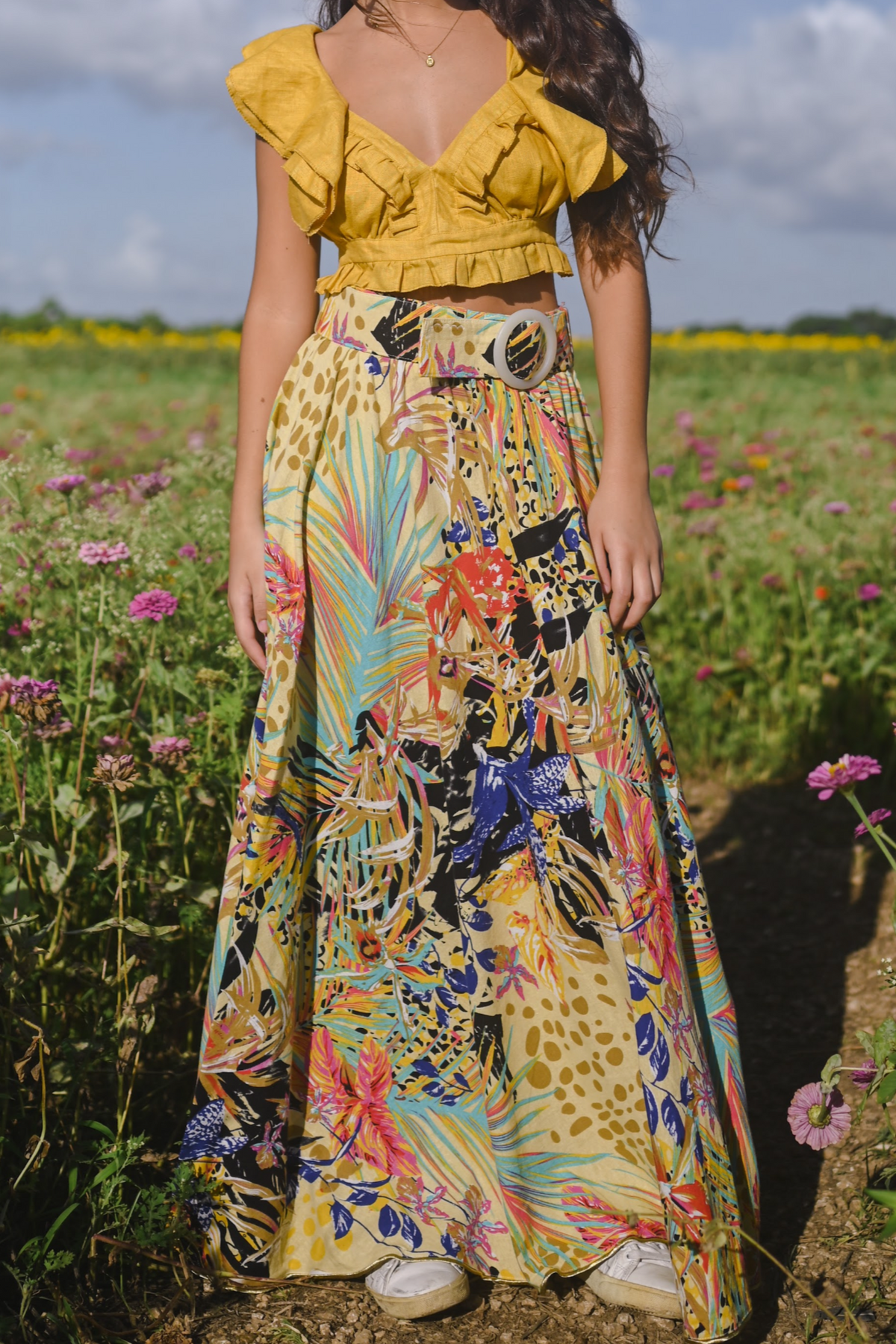 Garden Linen Skirt