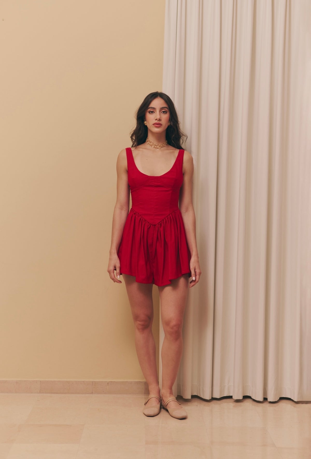 Costeñita Red Romper