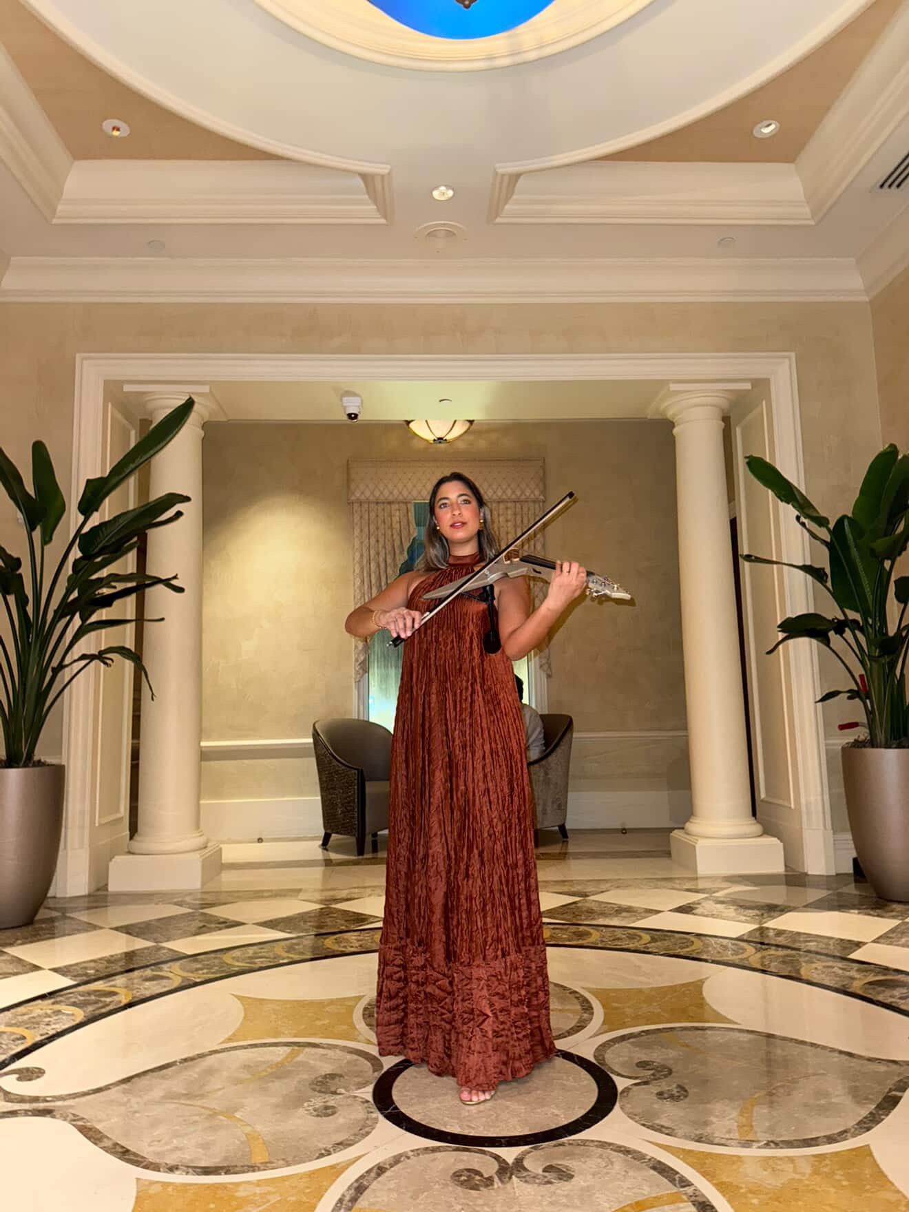 Hathor Chocolate Maxi Dress