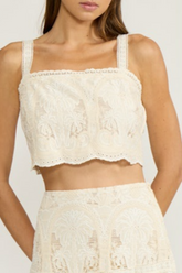 Ariel Crochet Tank Top