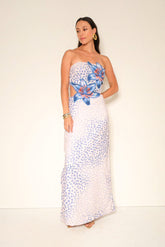 Polka Lirios Maxi Dress