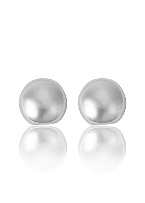 Selena Round Dome Stud Earring
