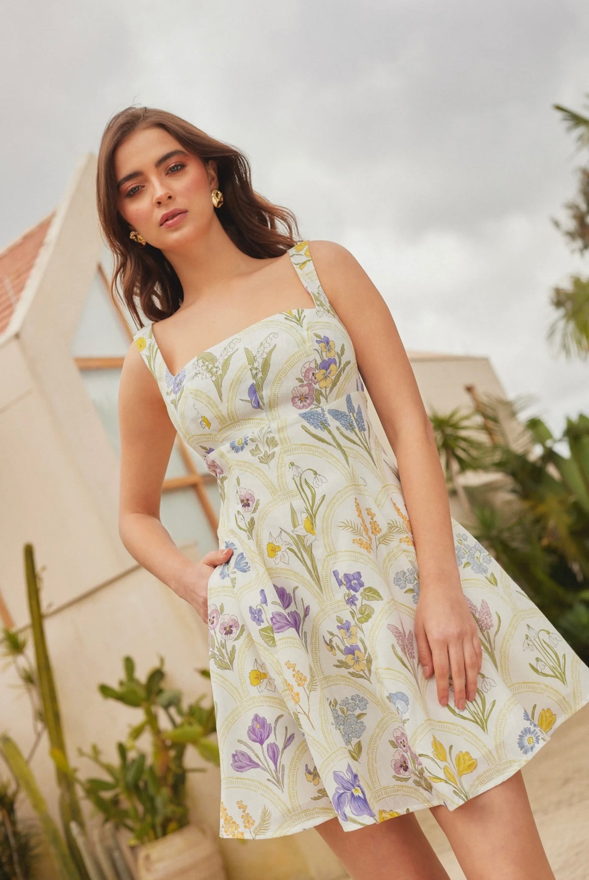 Amalfi Breeze Mini Dress