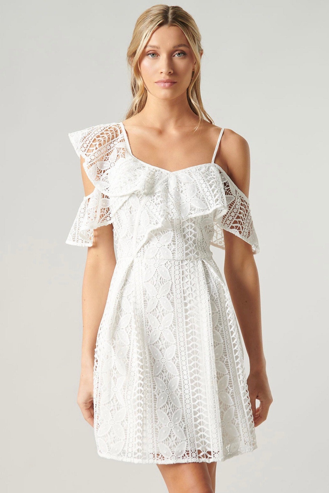 Adela mini white dress