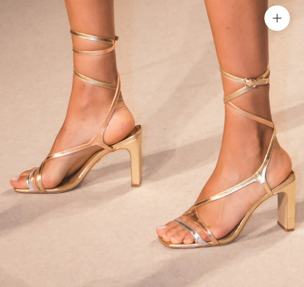 Nyx Gold Metallic Sandals