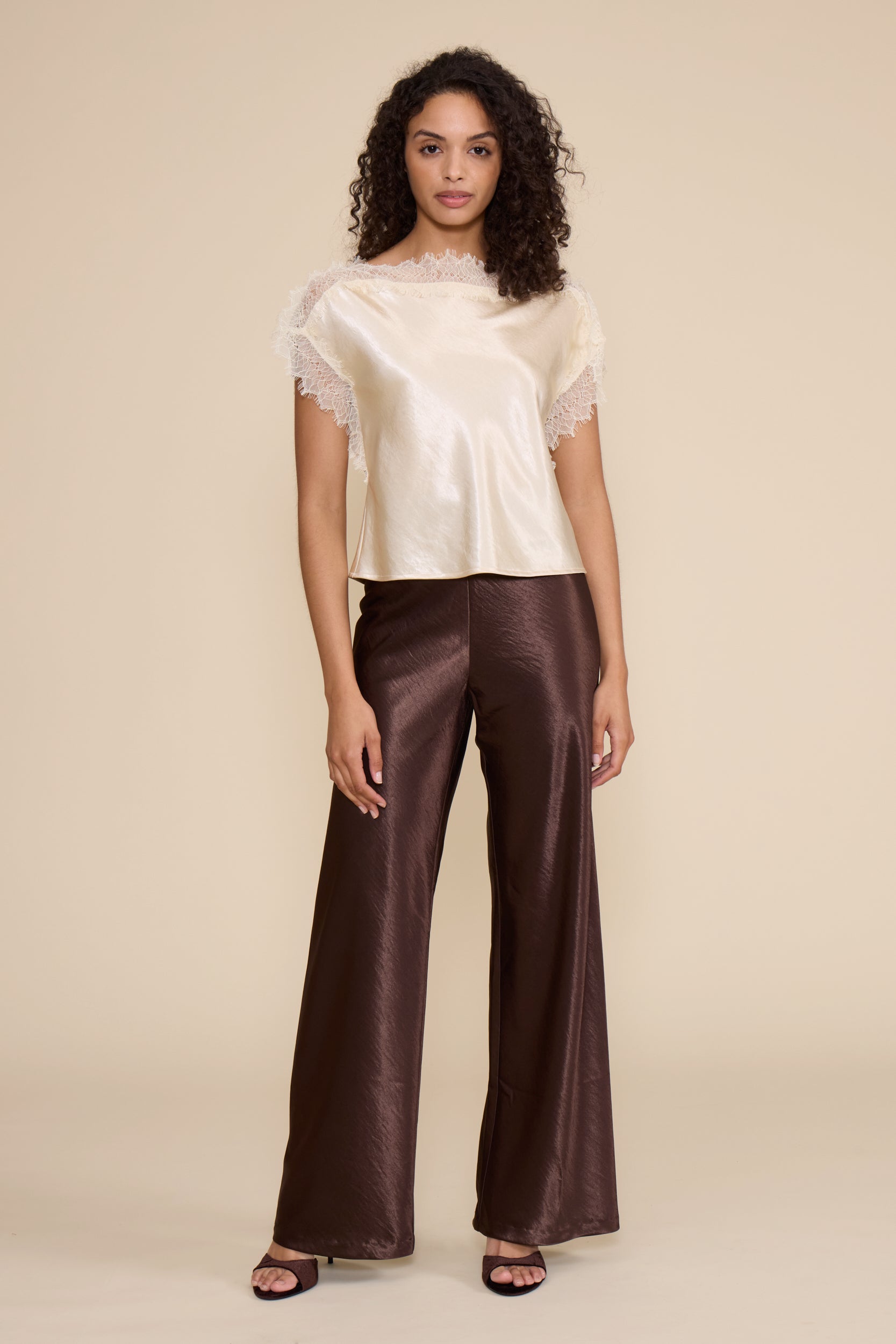 Kirk Satin Bias Pant