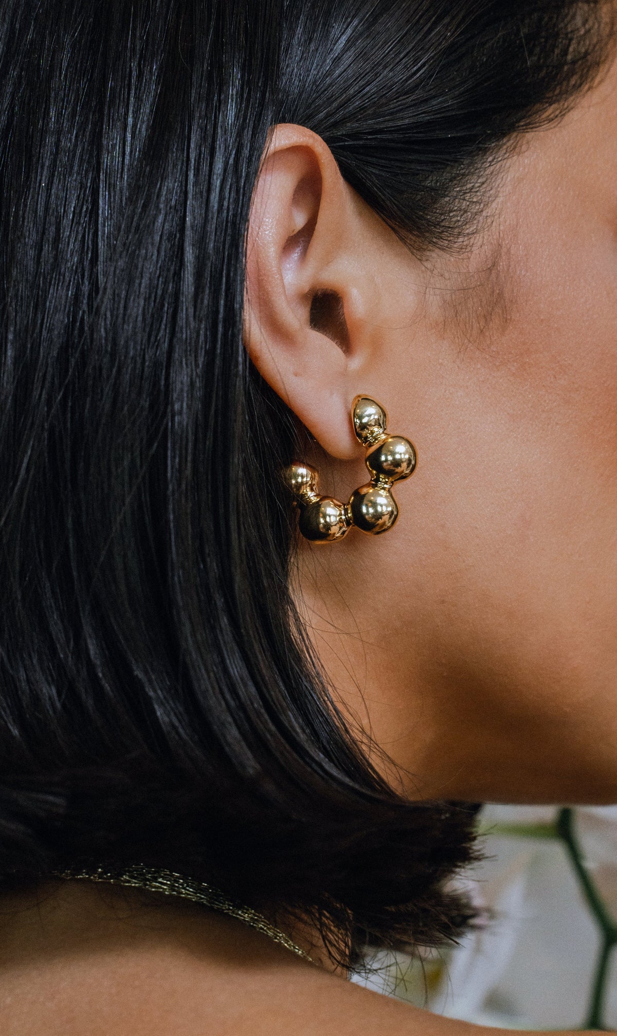 Daniela Bead Link Hoops