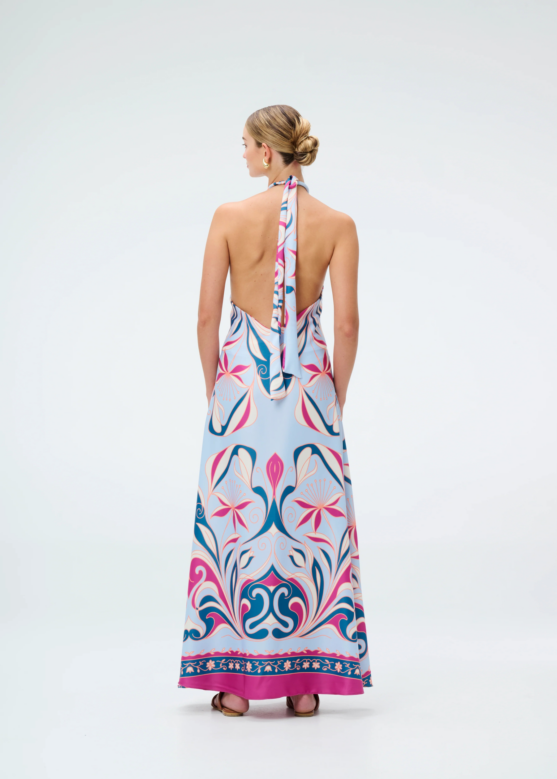 Ondina Print Maxi Dress